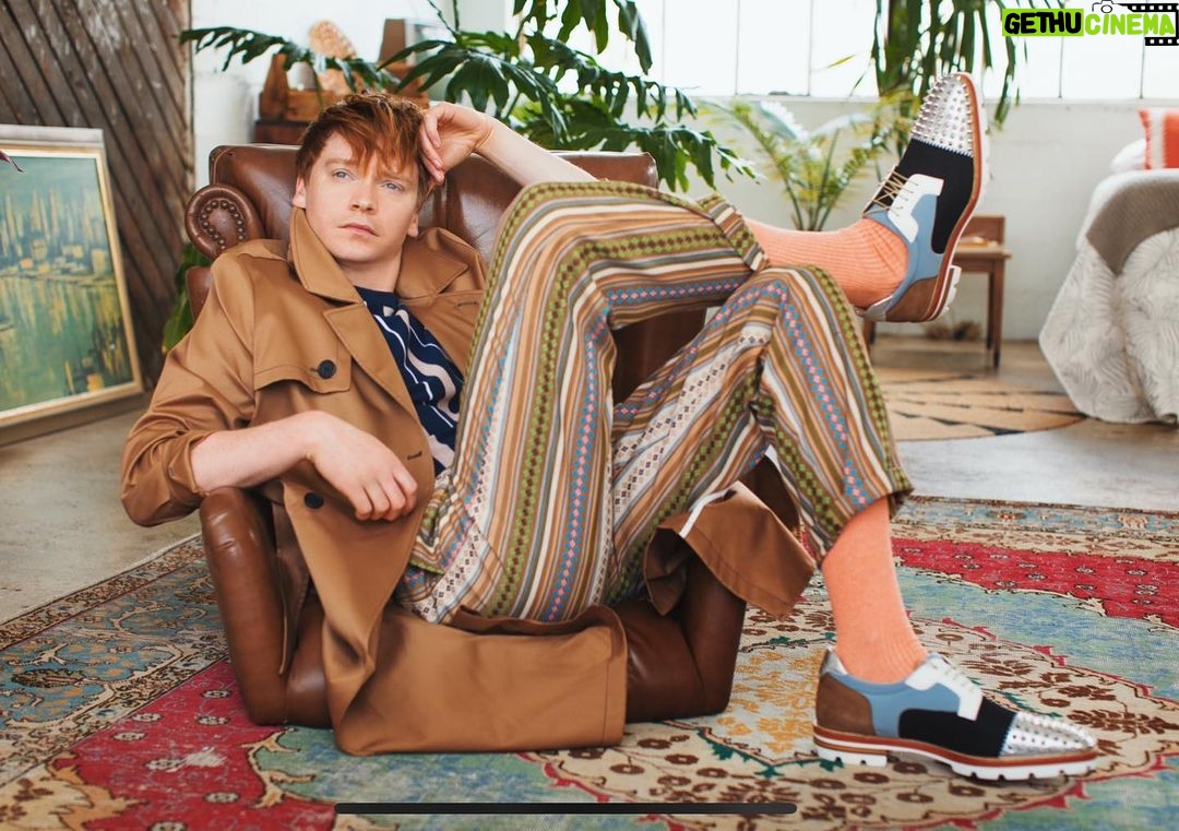 Calum Worthy - 49.3K Likes - Self isolation day 2,478. I was an early adopter of this stay at home vibe when streaming services added all 42 seasons of Antique Roadshow
-
Photography: @emilysandiferphotography
Editor-In-Chief: @jazzieperrier
Story: @thildariou
Videography: @anissavisuals
Styling: @apuje
Stylist Assistant: @georgesaintthomas
Grooming: @heyannabee using @oribe and @glossier
