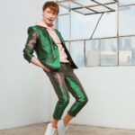 Calum Worthy Instagram - There were 27 people in green screen onesies holding me up in this position to get this photo. - Editor-In-Chief: @jazzieperrier Story: @thildariou Photography: @emilysandiferphotography Videography: @anissavisuals Styling: @apuje Stylist Assistant: @georgesaintthomas Grooming: @heyannabee using @oribe and @glossier