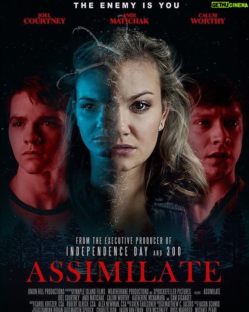 Calum Worthy - 29.5K Likes - As I continue my career long goal of working with the entire cast of The Kissing Booth check out our new film @assimilatefilm! In theaters May 24th