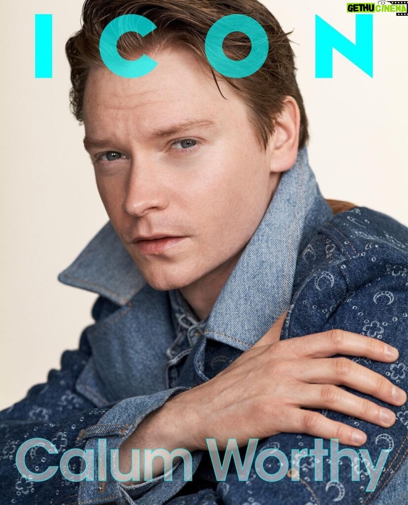 Calum Worthy Instagram - Thank you @iconmagazine for having me on this digital cover 📕 Photos by @charliegraystudio Styling by @nonovazquez Hair: @shawnesssss at @thewallgroup Make-Up: @katrinakleinmakeup at @thewallgroup Casting director: @vanessa.contini_ Producer: @leahcosgriff Editor in Chief: @andreatenerani Creative Director: @lucastoppinistudio Editor at Large: @angelo_pannofino Jacket #Marineserre All Clothing #Guess #ICON #ICONmagazine