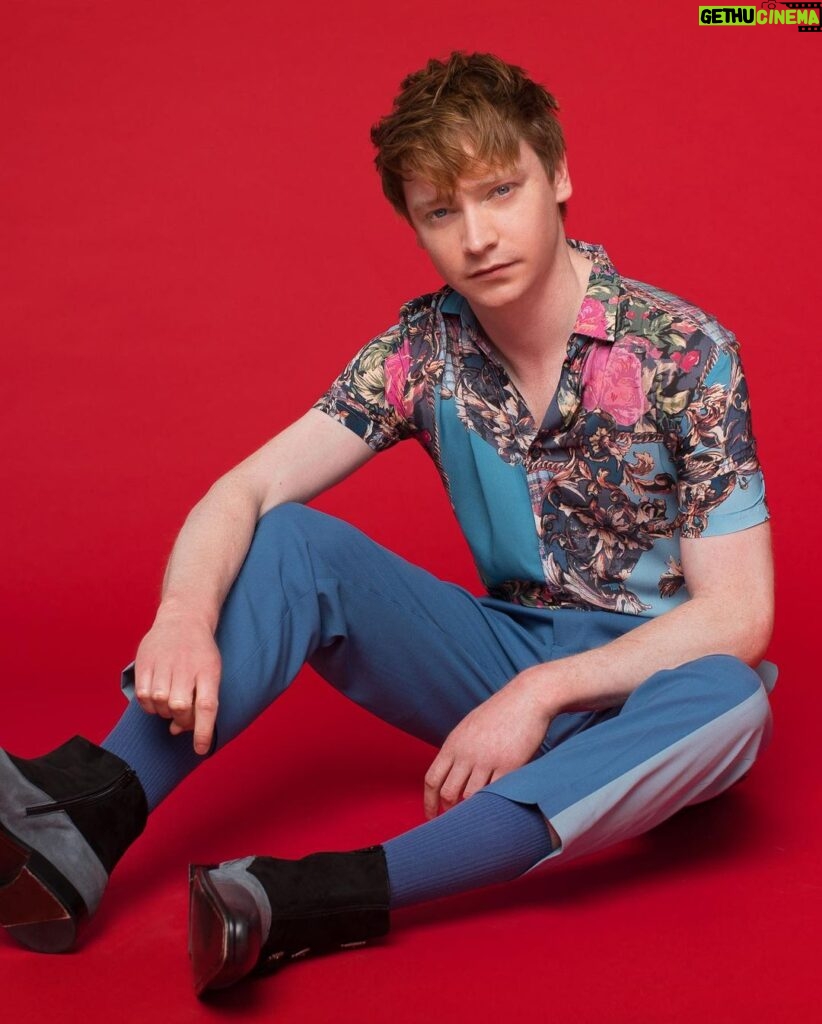 Calum Worthy Instagram - This. This was the moment I realized my hands smelt weird (like peanut butter even though I didn’t eat any peanut butter) and I had just shook hands with everybody at @grumpymagazine. It was a low moment in my life. - Editor-In-Chief: @jazzieperrier Story: @thildariou Photography: @emilysandiferphotography Videography: @anissavisuals Styling: @apuje Stylist Assistant: @georgesaintthomas Grooming: @heyannabee using @oribe and @glossier
