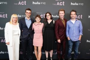 Calum Worthy Instagram - Last night at the Emmy For Your Consideration Event for @theactonhulu #TheActFYC. I am still in awe of these incredible artists that I had the privilege of working with.
-
Publicist: @brooksbutter 
Stylist: @warrenalfiebaker
Suit: @eidos 🕺
Hair & Make-Up: @heyannabee