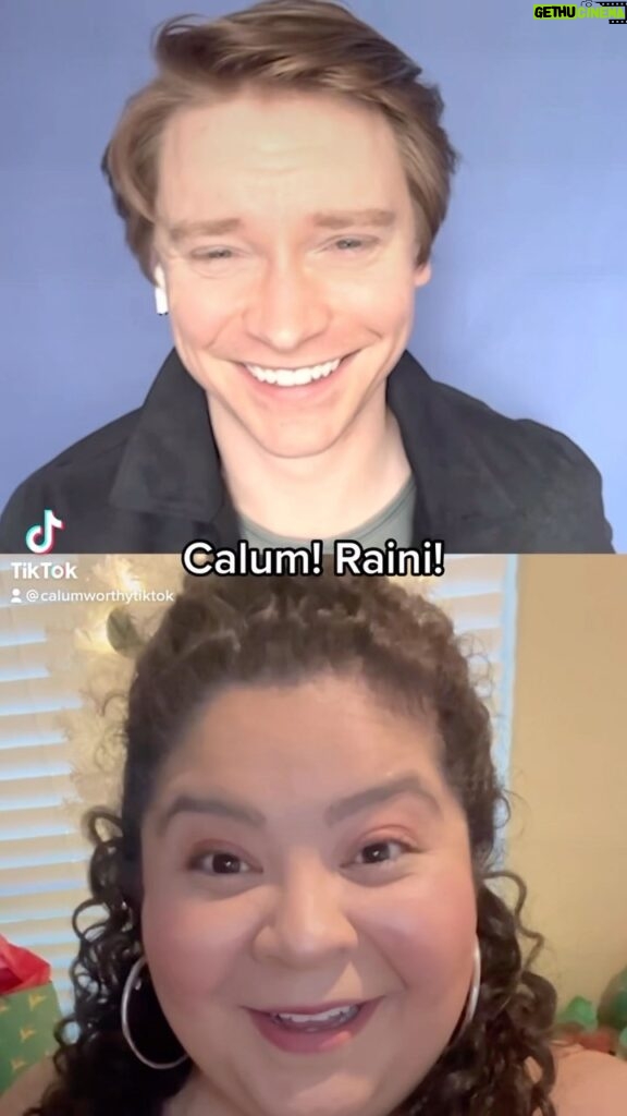Calum Worthy Instagram - Raini and I didn’t understand each others texts…