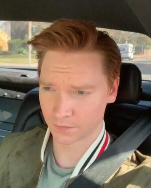 Calum Worthy Instagram - Ready for nap time after a day of press for @theactonhulu. I know press doesn’t sound tiring but remember it takes a hair and make-up team 7 hours to make me look less pale.