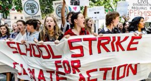 Calum Worthy Instagram - The teenagers at the #ClimateStrike today are heroes. They are informed, they understand the implications of the scientific data & they have the courage to speak truth to power. They are rightfully angry. Their future was, and still is, being traded for profit. They give me hope 🌏