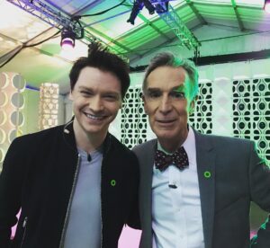 Calum Worthy Instagram - I just interviewed my favorite science teacher @billnye live on #24hoursofreality