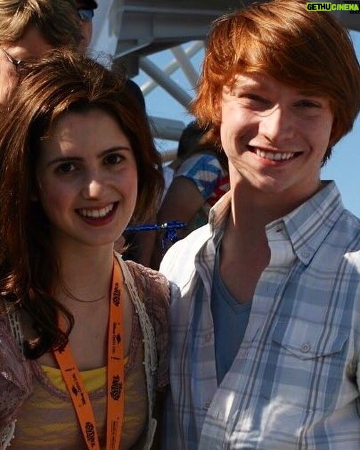Calum Worthy Instagram - I know I'm a day late but.... Happy Birthday @lauramarano! I don't know when this picture was taken but I do know I had a wannabe Jonas Brother circa 2008 haircut at the time. You're making great projects and doing great things for the world. Very proud of you!