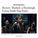Calum Worthy Instagram - Thank you New York Times for the incredible review! Thank you Rotten Tomatoes for announcing we're #CertifiedFresh 🍅 at 91%. And thank you 50 Cent for the love! @bodiedmovie is in theaters tomorrow!
