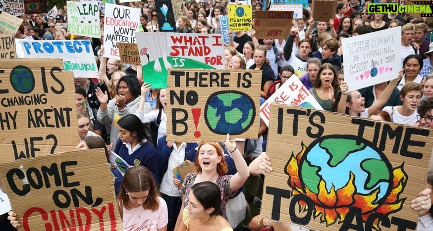 Calum Worthy - 37.2K Likes - The teenagers at the #ClimateStrike today are heroes. They are informed, they understand the implications of the scientific data & they have the courage to speak truth to power. They are rightfully angry. Their future was, and still is, being traded for profit. They give me hope 🌏