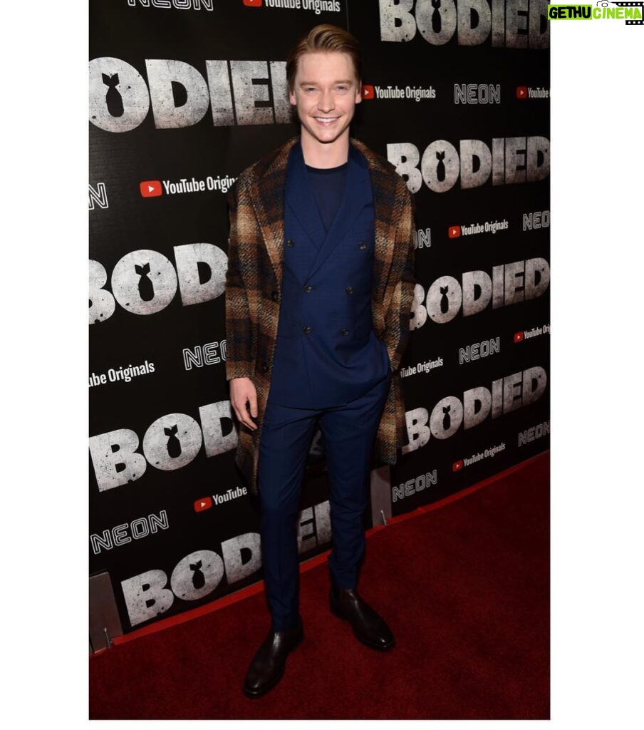 Calum Worthy Instagram - Some pictures from the Bodied premiere last night Styling by: @avoyermagyan