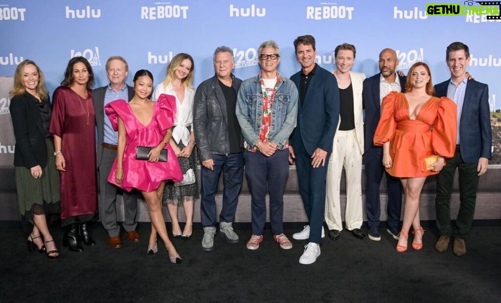 Calum Worthy Instagram - Thank you to everyone who has watched REBOOT! We had an amazing time making this show and your messages have meant more than you know. There is a new episode out today. Zack’s Mom has already watched it 8 times. Huge shout out to @joshlevine79 for writing this weeks episode of @rebootonhulu Styling By: @ashleypweston Hair By: @shawnesssss Suit By: @dolcegabbana