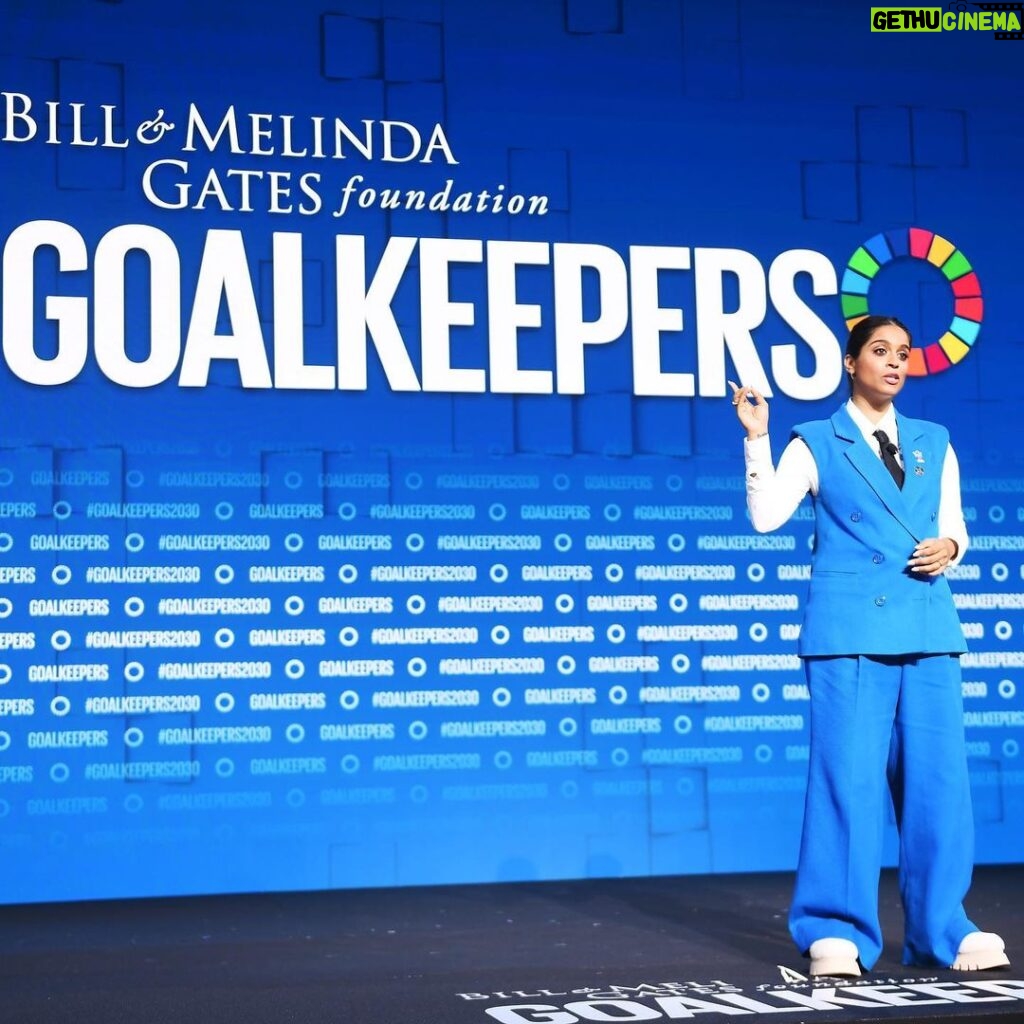 Calum Worthy Instagram - I was honored to be invited by the @gatesfoundation to #GoalKeepers2030 - a gathering of global activists, community change-makers, and world leaders on the sidelines of the UN General Assembly to celebrate progress, learn, and innovate together with a focus on achieving the Sustainable Development Goals.
