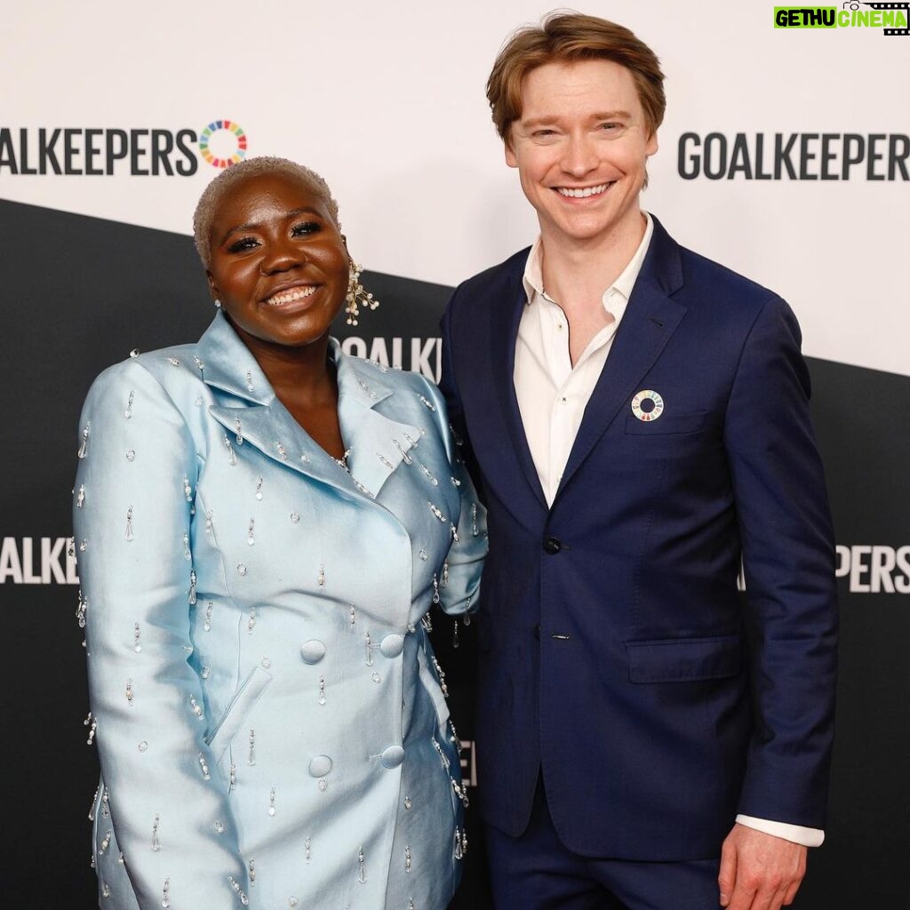 Calum Worthy Instagram - I was honored to be invited by the @gatesfoundation to #GoalKeepers2030 - a gathering of global activists, community change-makers, and world leaders on the sidelines of the UN General Assembly to celebrate progress, learn, and innovate together with a focus on achieving the Sustainable Development Goals.