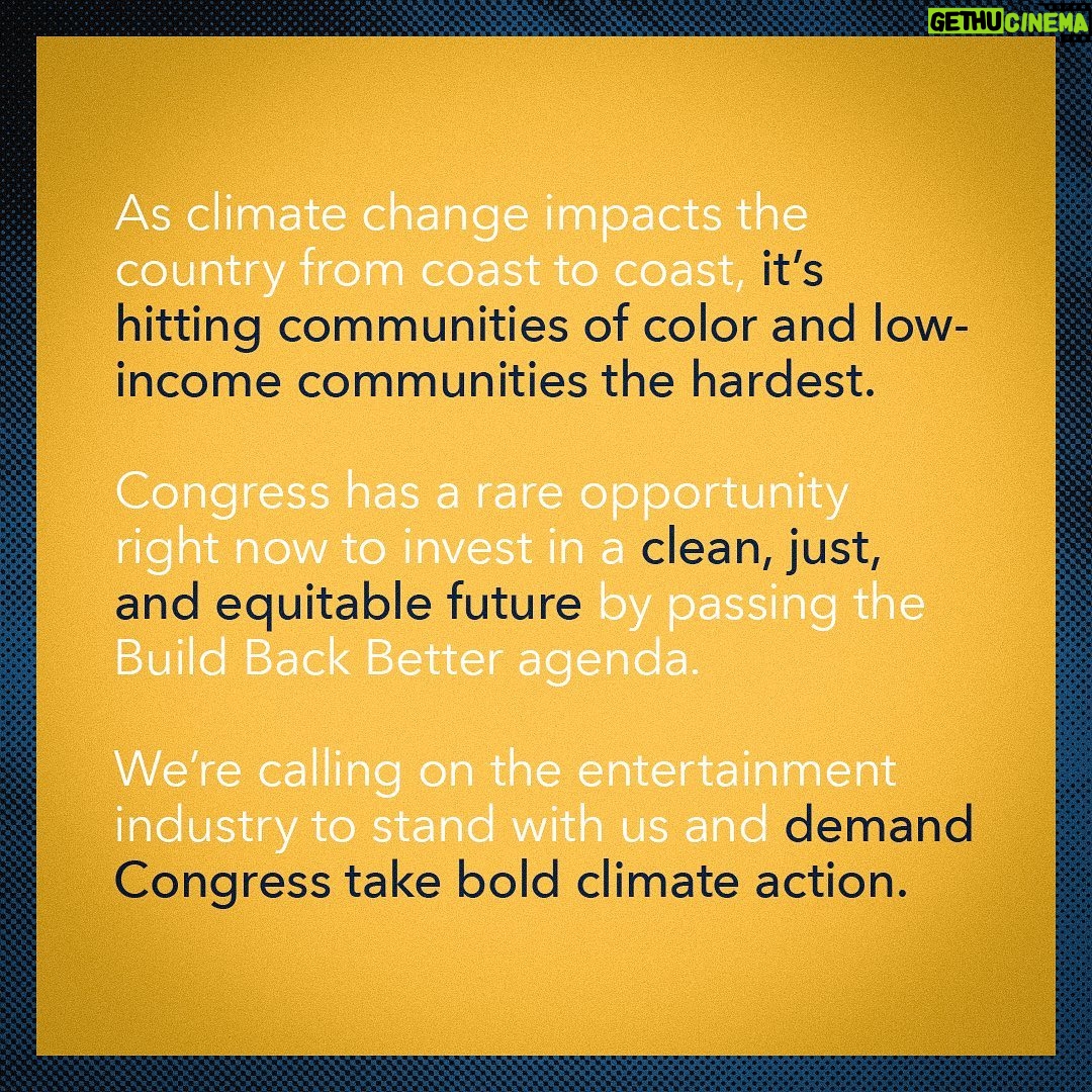Calum Worthy Instagram - I need help to take a big step to solve the climate crisis! We have a critical window of opportunity to fight the #ClimateCrisis and there is no time to waste. We are calling on top entertainment industry executives to use their power to demand action. Head to the link in my bio to read our letter. Join us and tell Congress to protect the people we love and the places we live by passing @POTUS’s full #BuildBackBetter agenda this fall - Text CLIMATE NOW to 21333 to take action with @NRDC_ACTION. @warnermusic @google @youtube @amazon @apple @att @warnermedia @comcast @discovery @facebook @foxtv @netflix @sony @viacomcbs @vivendi @universalmusicgroup @disney
