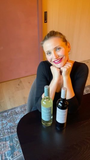 Cameron Diaz Instagram - /ah-vah-leene/ It’s Avaline bitches! 😉🍷