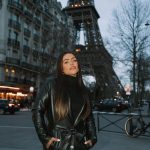 Camila Loures Instagram - all black in Paris 🖤 Paris, France