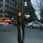 Camila Loures Instagram - all black in Paris 🖤 Paris, France