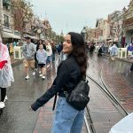 Camila Mendes Instagram - our rainy trip to @disneyland 🏰🌧️ thank you @disneyparks for what was truly a perfect day. same time next week? let’s discuss xx Disneyland