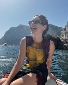 Camila Sodi Instagram - 🇮🇹🍝🍦🌶️🛥️❤️ La dolce vita La Fontelina Beach Club, Capri