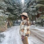 Camila Sodi Instagram – Home 🤍❄️ 
#fauxfur 🤌🏼 Aspen, Colorado