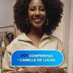 Camilla de Lucas Instagram - Atenção pra 3 coisinhas que você não pode deixar de fazer: pedir seu cartão Mercado Pago pelo app, comprar no Mercado Livre em até 18x sem juros e deixar seu like aqui pra Camilla! *Parcelamento em até 18x sem juros na compra de produtos selecionados. #DescriçãodaImagem Camilla de Lucas - jovem negra, está vestindo conjunto listrado. Ela fala olhando diretamente para a câmera, se afasta e, ao se aproximar novamente, já está vestindo um roupão de banho na cor branca. Ao tocar na câmera novamente, ela aparece vestindo um conjunto na cor bege.