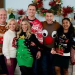 Candace Cameron-Bure Instagram - A very HAPPY THANKSGIVING from the ‘My Christmas Hero’ cast to YOU 🍁🧡 We are so excited for you all to see this movie TOMORROW at 8/7c on @gactv…but first, turkey and pie 😉 #greatamericanfamily