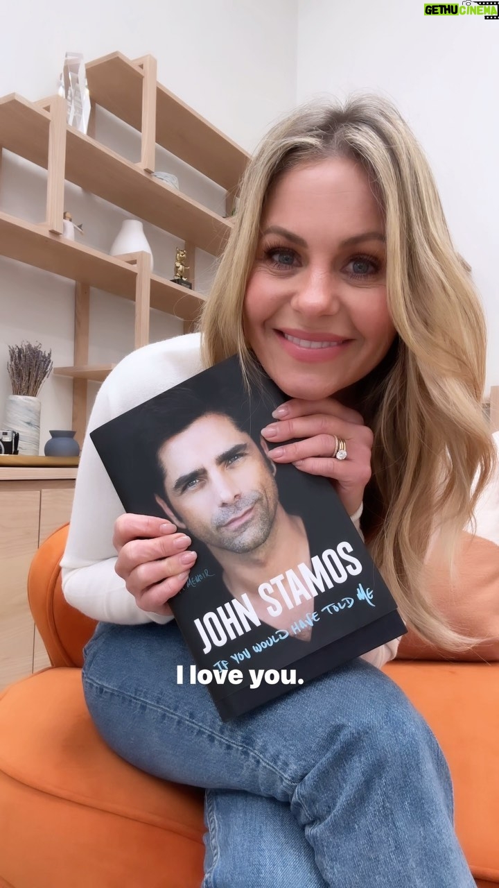 Candace Cameron-Bure Instagram - John’s memoir is beautiful, heartfelt, honest, and funny. If you would have told ME, I’d get to share a little piece of history with this man, I wouldn’t have believed it. I love you Uncle J 💙. Proud of you @johnstamos