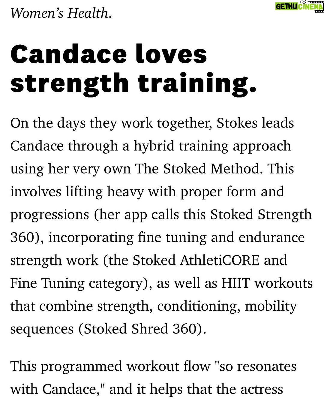 Candace Cameron-Bure Instagram - LOVED reading this article @kirastokesfit did for @womenshealthmag ๐๐ผ๐๐ผ๐ช๐ผโฆbeen working out with Kira for 9 years (and counting) and no one has ever made me feel so STRONG and so good in my own skin like she does. I love you Kira!! โค๏ธ