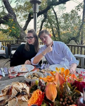Candace Cameron Bure Instagram - A very Bure Thanksgiving with all my babies in one place!!! Beyond grateful for this family the Lord has blessed me with, and for 80 wonderful years of my Dad…the one that keeps us all laughing 🎂🧡