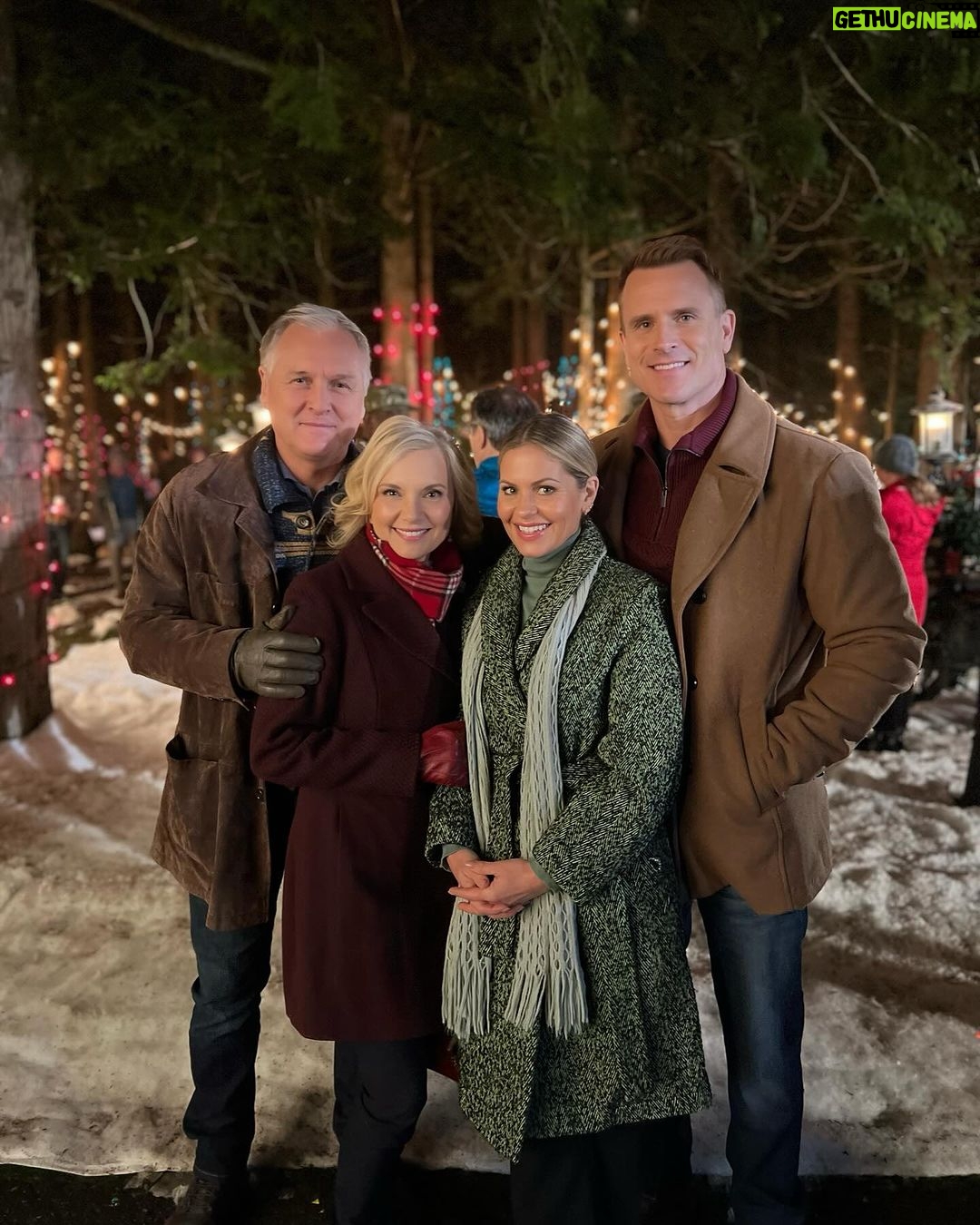 Candace Cameron-Bure Instagram - From my camera roll 🎞️ — behind the scenes of ‘My Christmas Hero’ #greatamericanfamily