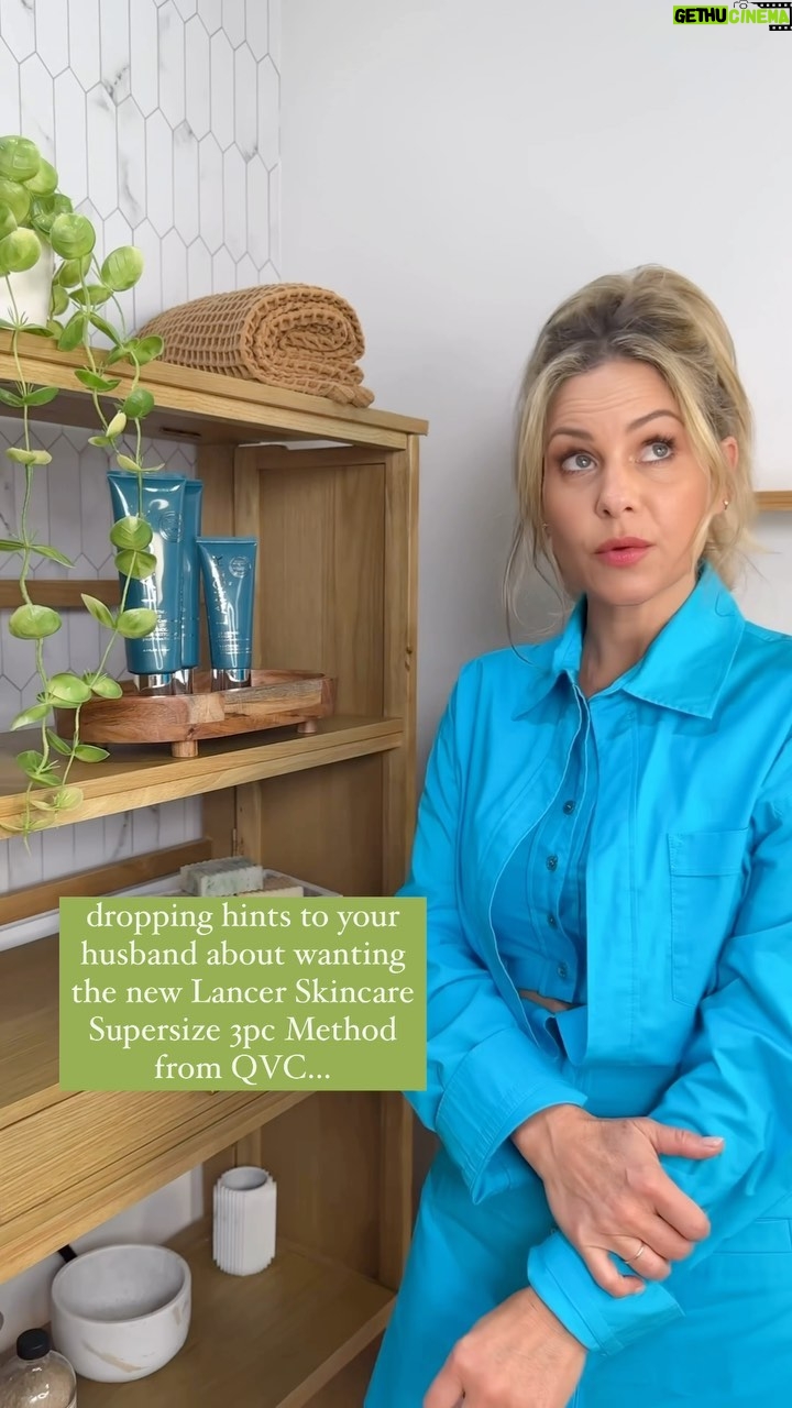 Candace Cameron-Bure Instagram - We all do it 😜— @drlancerrx Super-Size The Method 3pc Kit is now available at @qvc…that means a 6 months supply of glowing skin ✨
