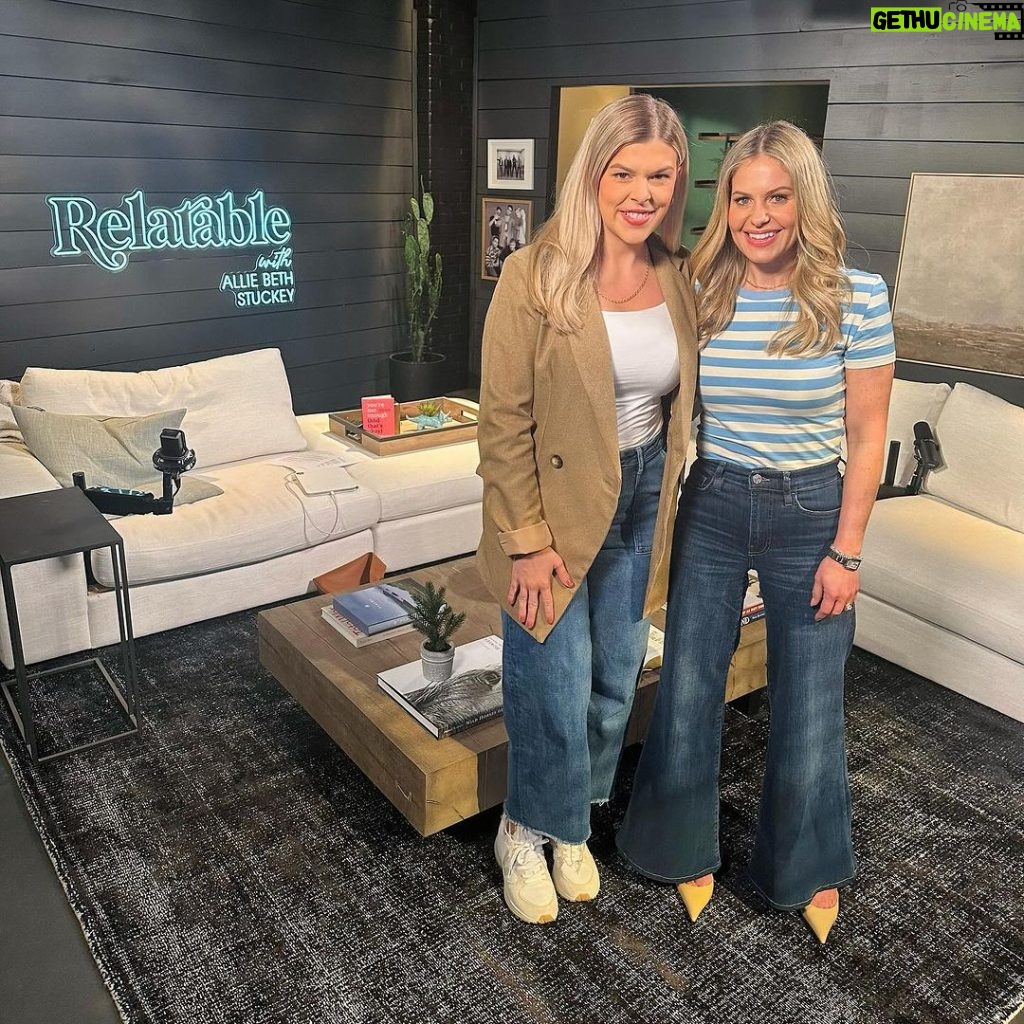 Candace Cameron-Bure Instagram - What a great interview with @alliebstuckey on her ‘Relatable’ podcast — we talked faith, Hollywood, motherhood and everything in-between!! You can listen wherever you listen to your podcasts at 3pm EST, or watch it on YouTube at 6pm EST ✨