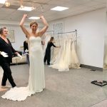 Candace Cameron-Bure Instagram - That Friday feeling 🙌🏼— flashback to finding the DJ wedding dress ✨. Today also marks 36 years since becoming DJ Tanner, what a ride! So blessed!