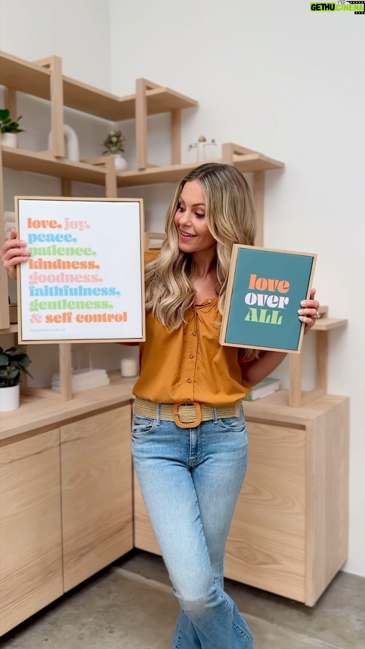 Candace Cameron-Bure Instagram - Today is National Day of Encouragement, and what better way to be encouraged than to be reminded of God’s goodness and faithfulness with a few inspirational wall decorations 🙏🏼 A select few of my Candace Brand items, including these 3 wall decorations, are 40% off until 9/14! Click the link in my bio and then click the “Candace Brand” link to see 💕 Remember to give those around you encouragement today and every day!