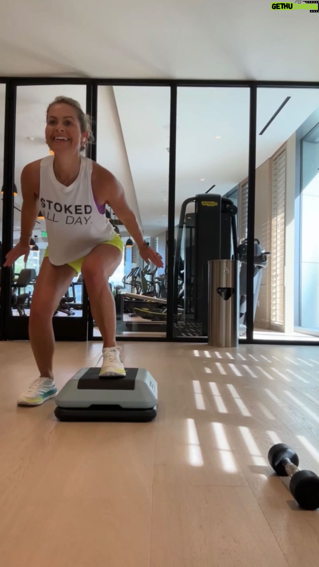 Candace Cameron-Bure Instagram - This is your sign to try out the new @kirastokesfit Stoked Step πβ¦no excuses!! LETS. GET. PHYSICAL. πͺπΌπͺ©ππΌ
