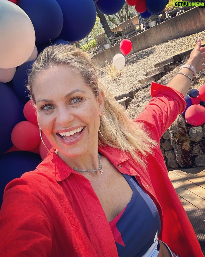 Candace Cameron-Bure Instagram - Happy Independence Day 🇺🇸🇺🇸🇺🇸! The Calistoga Parade was SO much fun with friends and family! Wish I took more pics and videos but I was enjoying watching it too much 🫶🏼🇺🇸❤️ I am forever grateful for the freedom we have in the USA 🇺🇸 and proud to be an American. I too am forever grateful for our Savior Jesus Christ who gives us ultimate freedom from our sin and through His righteousness, allows us to be forgiven as if we never sinned before God 🙌🏼. Glory to God in the Highest as we celebrate freedom today! Galatians 5:13
