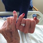 Candace Cameron-Bure Instagram - My mom sent me this beautiful photo this morning 🥹. It was taken weeks before my 98 year old grandma Jeanne passed (2 years ago.) I inherited her crooked pinky fingers. I love this generational pass down SO much. For me, it’s the little things that look like imperfections only to realize that it’s beauty passed down. 🤗♥️