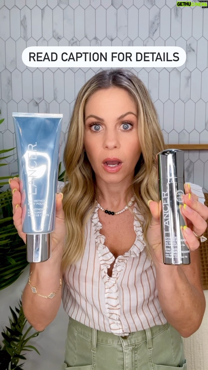 Candace Cameron-Bure Instagram - woah, woah, WOAH 🫢 20% off SITEWIDE at lancerskincare.com— say no more! Use Code: FRIENDS to save up on some of my go-to @drlancerrx products, or find new amazing skincare that is perfect just for you until June 7th! ✨🧡 #lancerglow