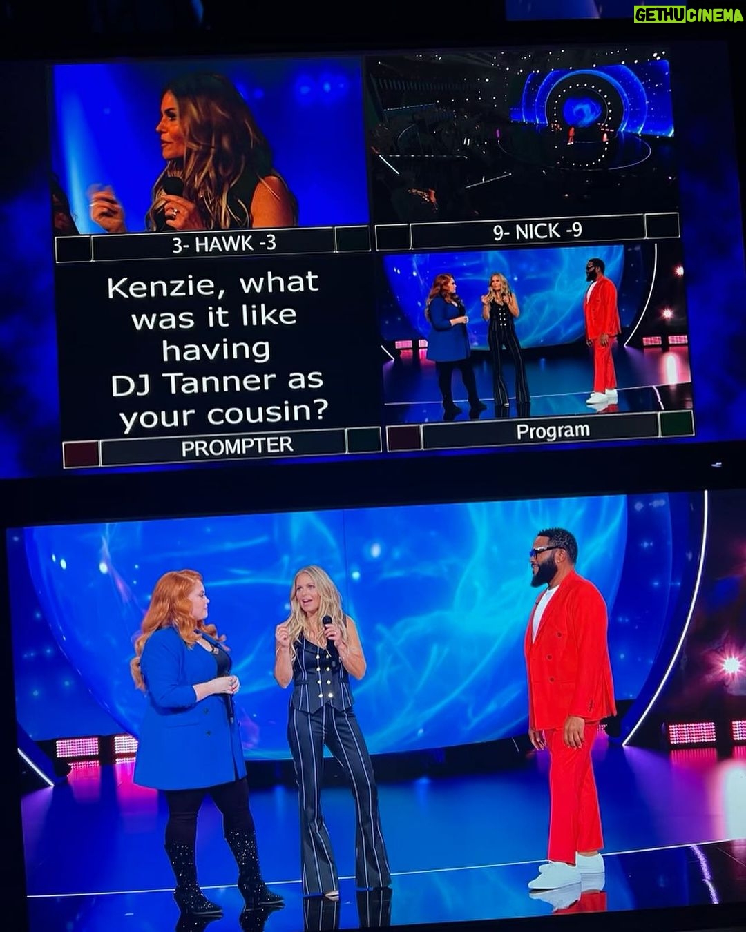 Candace Cameron-Bure Instagram - 🚨 Spoiler Alert 🚨‼️ TA-DA ✨💫 I was one of the “surprise celebrities” last night on “We Are Family” on @foxtv. I sang (or tried to keep up with) my super talented cousin @kenzie_mae ! She was phenomenal and this was such a fun experience 🎶 Did you catch the show?! Did you guess right? Shout out to @tarasimonstudios for giving me a quick lesson and guidance on how to sing 🙈!!!!!