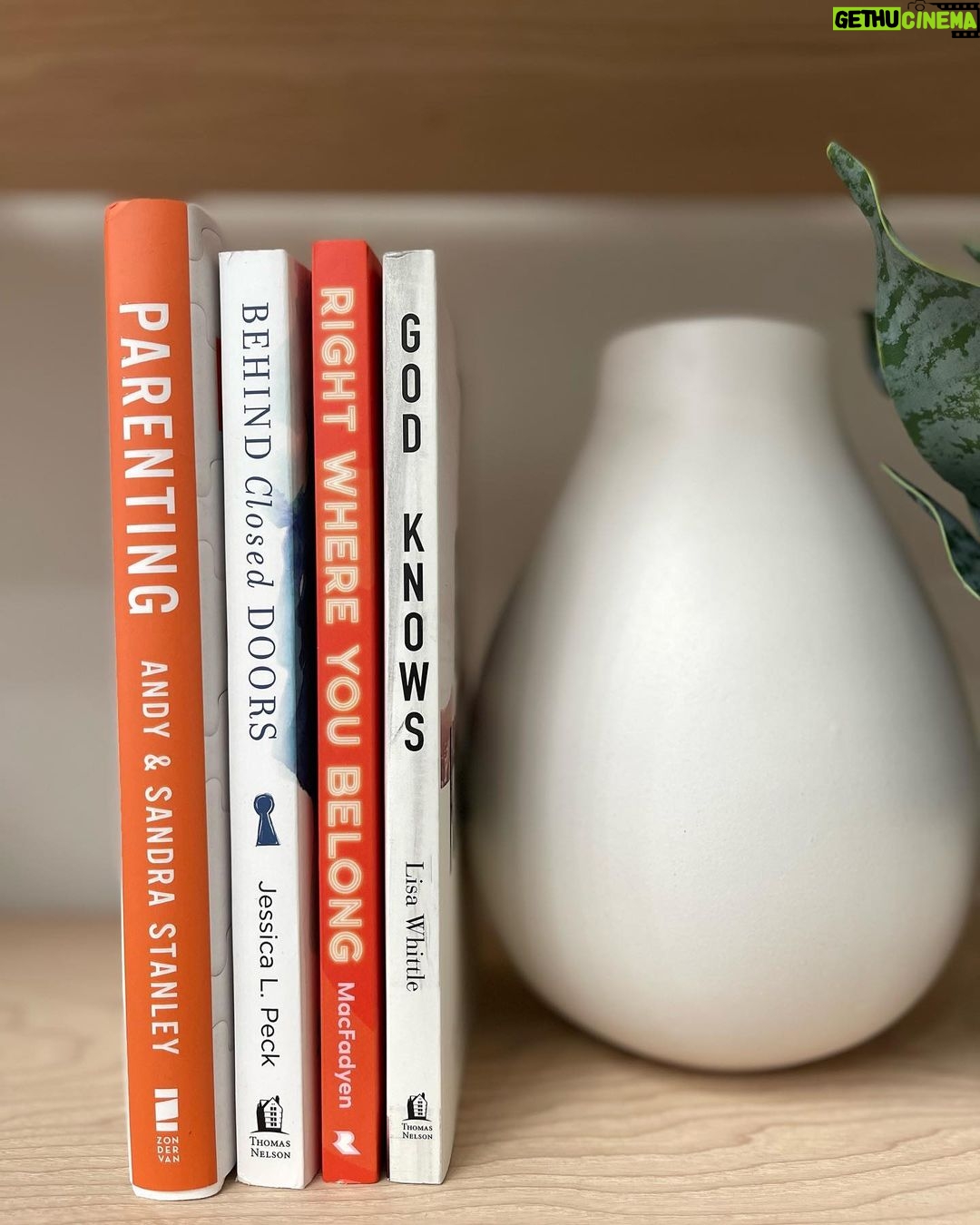 Candace Cameron-Bure Instagram - Summer is almost here and my reading list is stocked and stacked with reads from great authors. If you’re in need of some summer reading inspo, check out my list below… - ‘Parenting’ by Andy and Sandra Stanley ( @andy_stanley + @sandrawstanley ) - ‘Behind Closed Doors’ by Jessica L. peck ( @dr.nurse.mama ) - ‘Right Where You Belong’ by Heather MacFadyen ( @dontmomalone ) - ‘God Knows’ by Lisa Whittle ( @lisawhittle ) - ‘Sweet Success’ by Candace Nelson ( @candacenelson ) - ‘Building A Resilient Life’ by Rebekah Lyons (@rebekahlyons ) - ‘Reshape Your Life’ by Ali Landry ( @alilandry ) - ‘Collecting Confidence’ by Kim Gravel ( @kimgravel )
