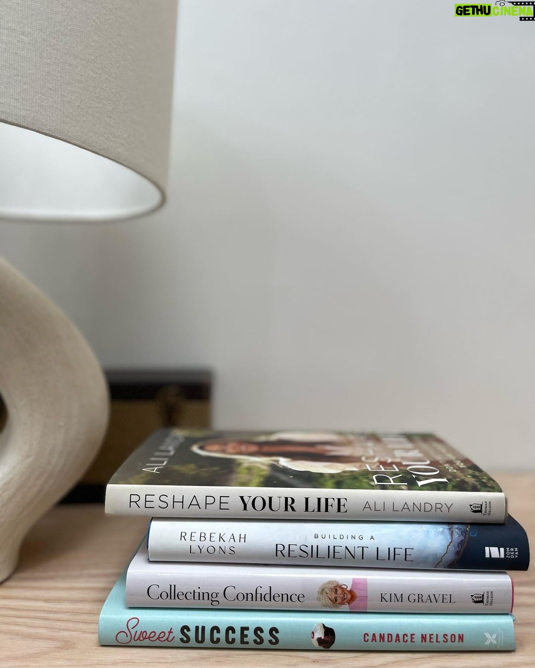 Candace Cameron-Bure Instagram - Summer is almost here and my reading list is stocked and stacked with reads from great authors. If you’re in need of some summer reading inspo, check out my list below… - ‘Parenting’ by Andy and Sandra Stanley ( @andy_stanley + @sandrawstanley ) - ‘Behind Closed Doors’ by Jessica L. peck ( @dr.nurse.mama ) - ‘Right Where You Belong’ by Heather MacFadyen ( @dontmomalone ) - ‘God Knows’ by Lisa Whittle ( @lisawhittle ) - ‘Sweet Success’ by Candace Nelson ( @candacenelson ) - ‘Building A Resilient Life’ by Rebekah Lyons (@rebekahlyons ) - ‘Reshape Your Life’ by Ali Landry ( @alilandry ) - ‘Collecting Confidence’ by Kim Gravel ( @kimgravel )