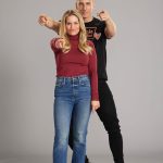 Candace Cameron-Bure Instagram - When you have photo galleries for your movie, but make it FUN!!! @ricardo.hubbs.photo you’re the best 📸🎥. So much talent, so much thought, so much love and such a good playlist 😉❤️ #setphotographer #galleryphoto #unitphotographer -P.S. Ricardo is an amazing photographer who takes photos on set, not an actor. Which means he’s not my leading man in this film, but can you guess who is?!!!