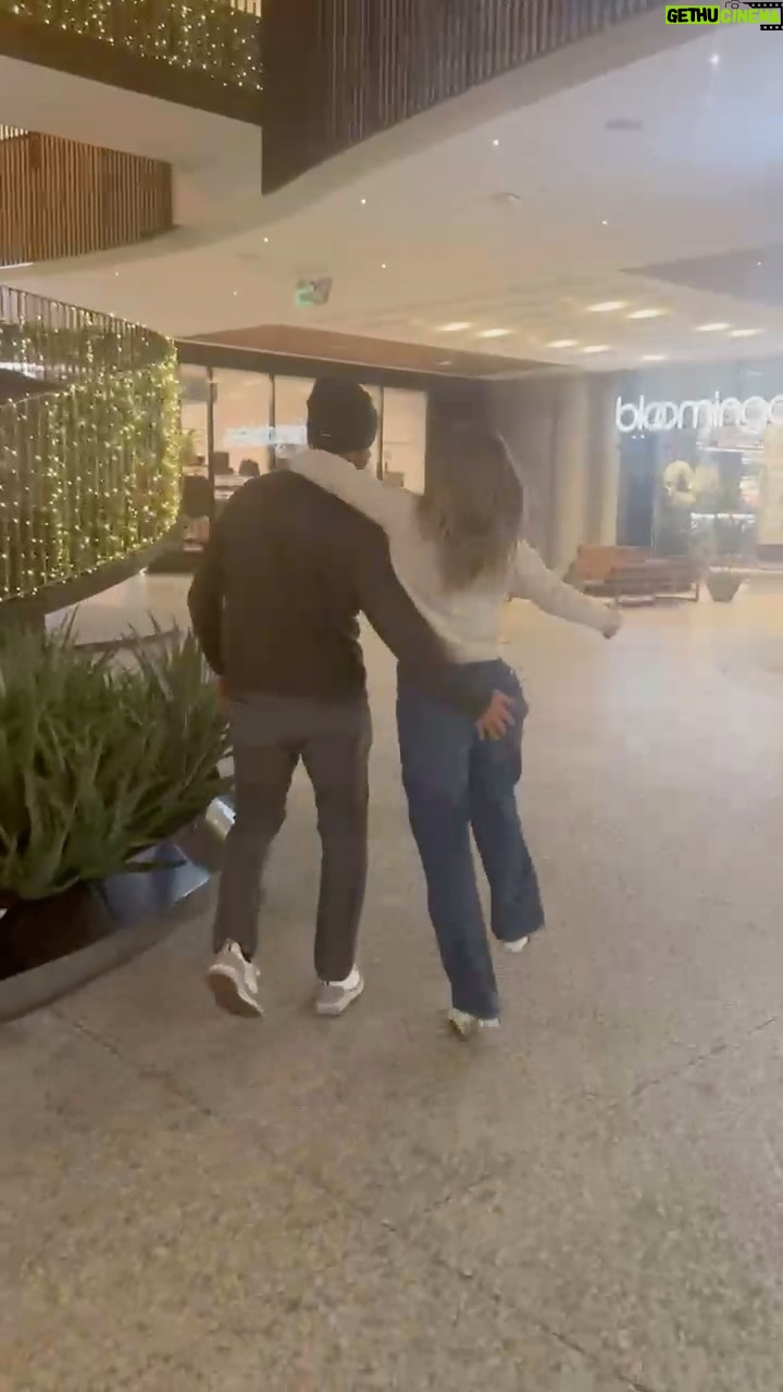 Candace Cameron-Bure Instagram - It really is the most wonderful time of the year! @natashabure caught me dancing with my hubby in the mall πβ€οΈβ¨. Itβs moments like these for me πππ»