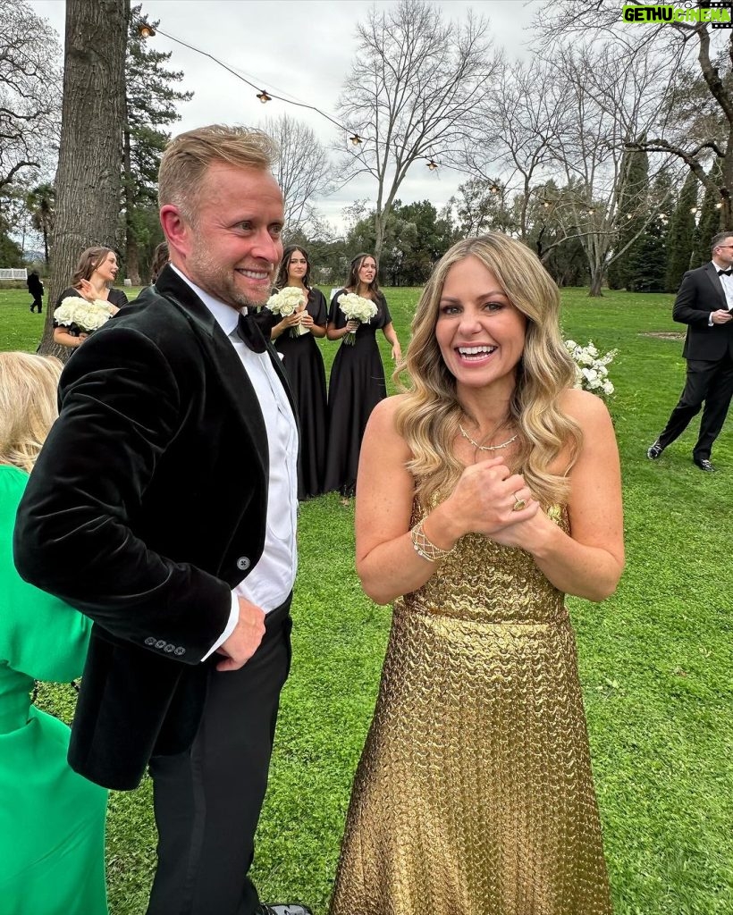 Candace Cameron-Bure Instagram - I present to you, Mr. and Mrs. Lev Bure 💍 ♥️. Words cannot express the joy we have felt this weekend celebrating the marriage of our son and his bride Elliott. We gained a beautiful daughter and a wonderful family to do life with. I have an overwhelming sense of love, joy, peace and contentment thanks to God’s blessing of family and friendship. My heart is so full ♥️♥️♥️. I’m grateful for our generational blessing of long lasting Christ-centered marriages; to have a legacy of great-grandparents and grandparents who have shown us the way. And now, being the example for our children and their children to come 🙏🏻. If this isn’t a blessing, I don’t know what is 🥺♥️🙌🏼. What a celebration it was!! The Holy Spirit was present, the gospel was preached and love filled the air. Covenant vows were made and hearts watching were reminded of theirs long ago ♥️♥️. We talked, we ate, speeches were given, toasts were made, we laughed, we danced, we celebrated 🥂 ! What a glorious day!!!! This mama is over the moon HAPPY!!!! Congratulations to Lev and Elliott Bure!!!!!! 💒💍❤️🥂 📸 @michaelderjabinphoto