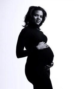 Candace Owens Instagram - I am late posting these photos (because breastfeeding is a full time job), but at 40 weeks pregnant I did this wonderful maternity shoot with the Daily Wire, as well as a long-ranging interview regarding my fears about motherhood, plus my take on the state of politics today. Link in bio to article. ❤️ Photos: Robby Klein Make up: @richfacemakeup Style: @natelay