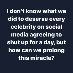 Candace Owens Instagram - The internet’s collective IQ just went up about 80 points. 
God is too good.