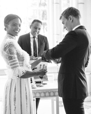 Candace Owens Instagram - I had never envisioned having a big wedding. I was never one of those girls who grew up dreaming of my wedding day at all. So three weeks before the “big day” we decided, why not have a “small day”? Why not get married before the wedding— just you and I?
Me, you, our wedding planner, a pastor, a chapel, and a white skirt in serious need of a hem.

August 6th, 2019. A perfect day. 

To our amazing wedding planner who got the call 48 hours in advance and made this day perfect— you were a perfect, best man, groomsmen, maid of honor, bridal party, mom and dad on that day. Dickie Morris @justalittleditty 

To my forever-photographer who always shows up, we love every image, and couldn’t have done this day without you. @mikealexanderlerner 
And to Pastor @davidnasser, for keeping our secret and surprising us with an acoustic group to sing our favorite song as I walked down the aisle— thank you for making our “small day” unforgettable. 

Only one regret coming out of the first year of marriage: that I didn’t meet and marry my husband sooner.

I never imagined life could be this happy.