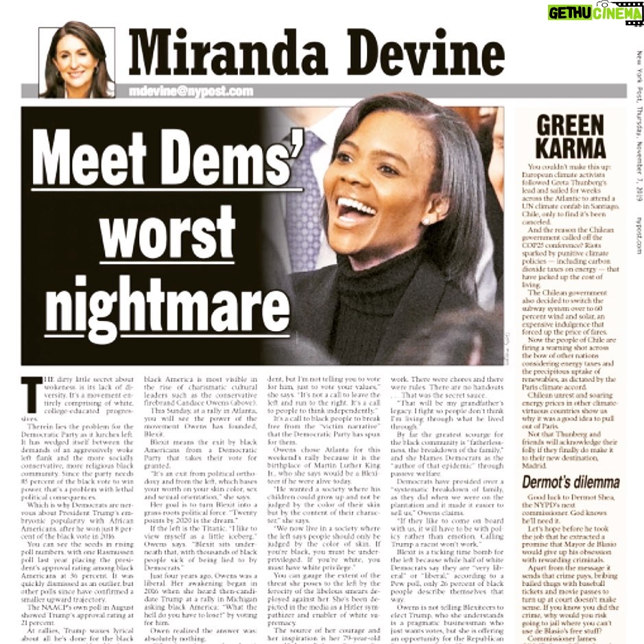 Candace Owens Instagram - Making nightmares a reality, one city at a time. #BLEXIT ATLANTA this Sunday!! Only 50 tickets left! Head to the link in my bio for tickets. Let’s goooooooo team America! #BLEXIT #BLACKEXIT