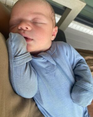 Candace Owens Instagram - Happy one week birthday to our sweet girl: 

Louise Marie Farmer 💕

Dad, Mom and Big Brother are so in love.

Thank you, God for the blessing of being a mother.