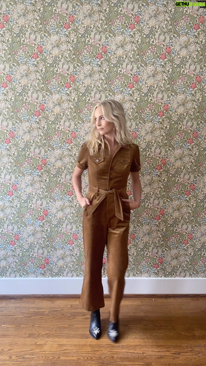 Candice King Instagram - When you can’t decide what to wear to dinner because @paige ‘s fall line up is just too good 🍁 🕯️
